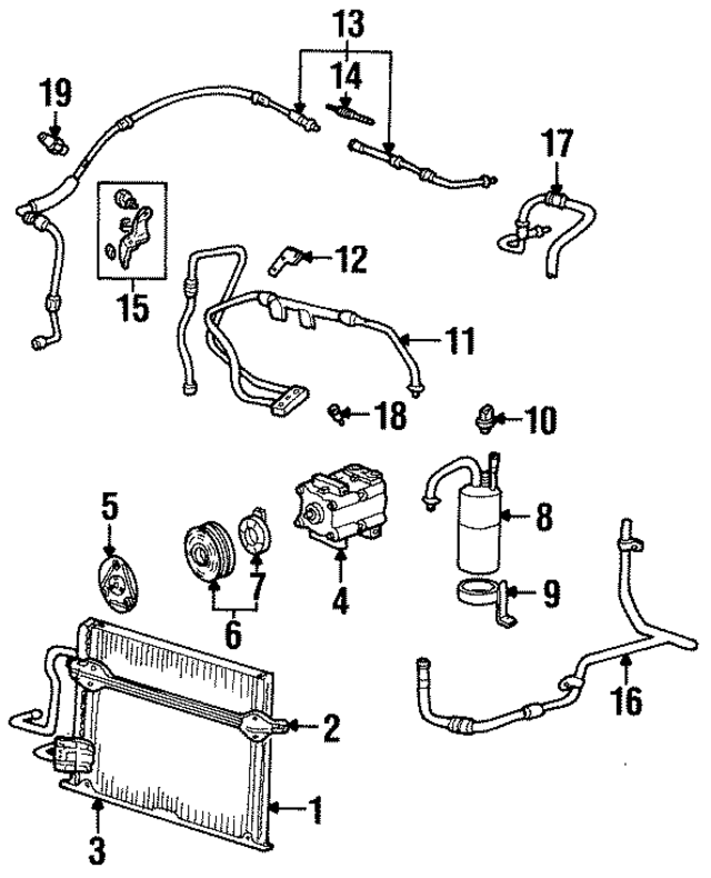 YC2521 - HVAC: Compressor for Ford Image