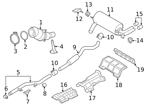 Exhaust Components for 2015 BMW 428i xDrive Gran Coupe #0