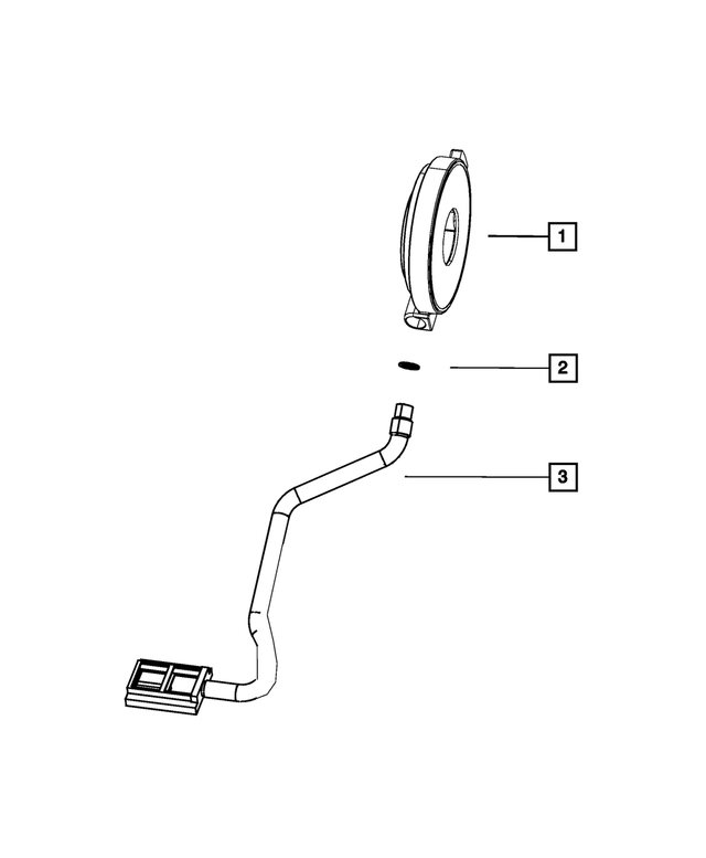68545838AA - Transfer Case and Power Transfer Unit: Screen Assembly for Mopar Image