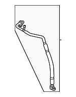 80A816739H - : Rear AC Line for Audi: Q5, Q5 PHEV, Q5 Sportback Image