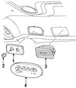 XF2Z18519AA - Body: Knob for Ford: Windstar Image
