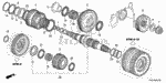 22814RGC003 - Transmission - Automatic: RING, SEAL (21.2MM) for Honda Image