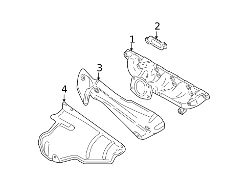 Exhaust Manifold for 2005 Volvo XC90 #0