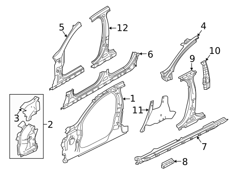Rocker Panel for 2019 Jaguar XJR575 #0