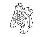 84634NI000 - Body: Reinforcement Bracket for Hyundai Image
