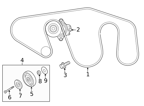 Belts & Pulleys for 2018 Nissan NV2500 #0