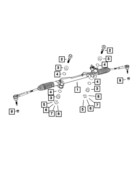 Steering Gear for 2015 Dodge Viper #0