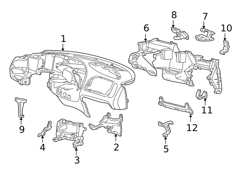 Instrument Panel for 2000 Ford Expedition #0