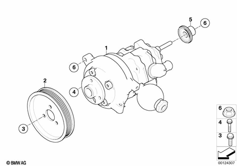 Power Steering Pump for 2007 BMW 760i #0