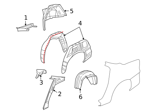 Inner Structure for 2004 Buick Regal #0
