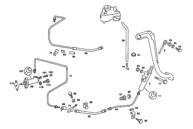 290211164 - : Repair Kit, Cylinder for Mercedes-Benz: 220D, 230, 240D, 250C, 280, 280C, 280CE, 280S, 280SE, 280SEL Image