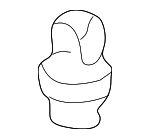 90657SB0003 - Body: Under Cover Clip for Honda: Accord, Fit, Odyssey, Passport, Pilot, Prelude, Ridgeline Image