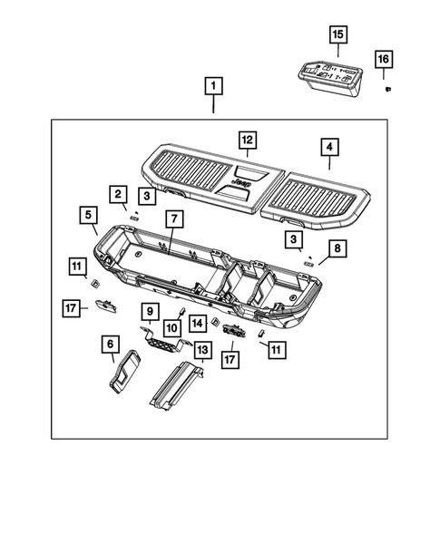 Panels - Moldings - Scuff Plates, Pillar, Cowl, 1/4 Panel Trim and Cargo Covers for 2021 Jeep Gladiator #2