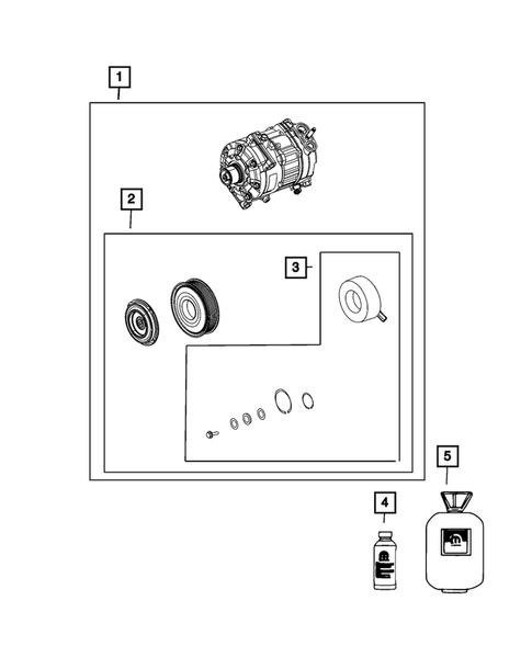 Air Conditioner Compressor and Mounting for 2024 Jeep Grand Cherokee #4