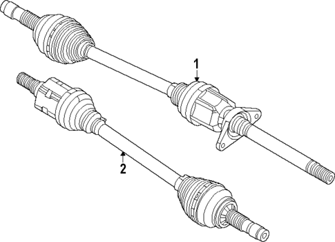 Drive Axles for 2024 Ram ProMaster EV #0