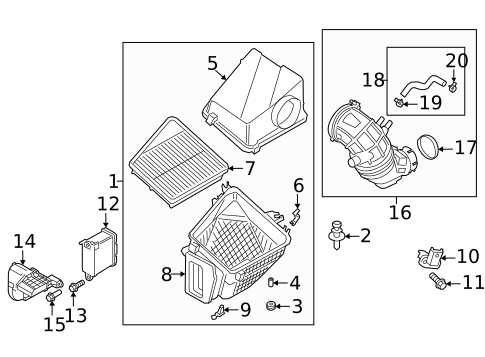 Air Intake for 2021 Genesis G70 #0