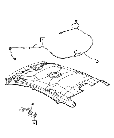 Wiring-Body and Accessories for 2016 Dodge Dart #3