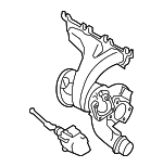 11658054867 - Engine: Turbocharger Gasket for BMW: M2, M3, M4, X3, X4 Image