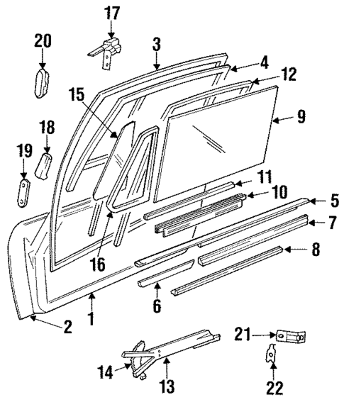 Door for 1989 Porsche 911 #0
