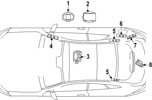 Antenna & Radio for 2019 Mercedes-Benz AMG GT 63 #1