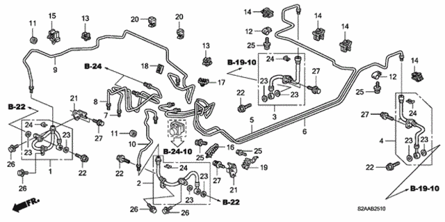 Brake Lines (VSA) for 2008 Honda S2000 #0