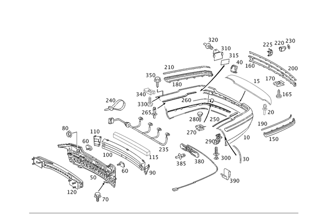 2158850137 - : Impact Absorber for Mercedes-Benz Image