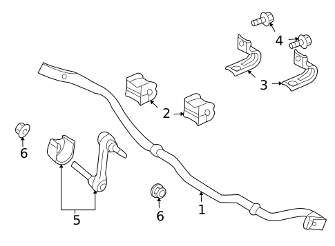 Stabilizer Bar & Components for 2009 Mazda Tribute #0