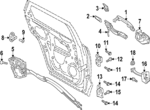 KBB372410CTF - Body: Handle, Outside for Mazda: CX-90 Image