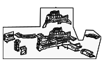 2066205701 - Body: Apron/Rail Assembly for Mercedes-Benz Image