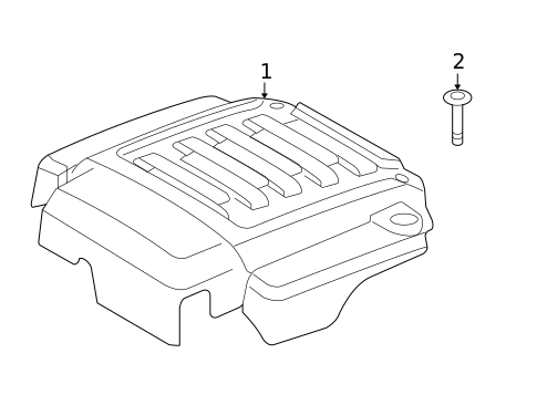 Engine Appearance Cover for 2007 Land Rover Range Rover Sport #0