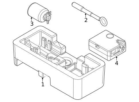 Inflator Components for 2023 Kia Niro EV #0