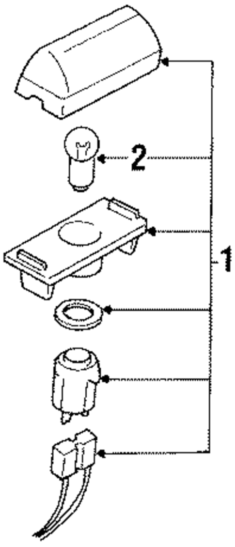 License Lamps for 1985 Mazda GLC #0
