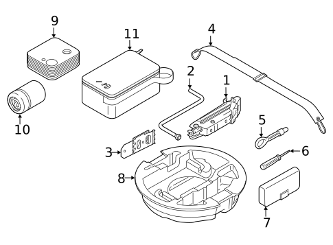 Jack & Components for 2020 BMW 540i #0