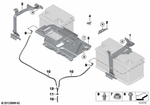 61217629616 - Vehicle Electrical System: Safety Bar, Battery for BMW Image