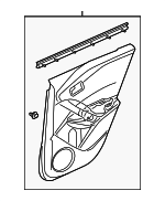83753TX4A01ZC - Body: Door Trim Panel for Acura Image