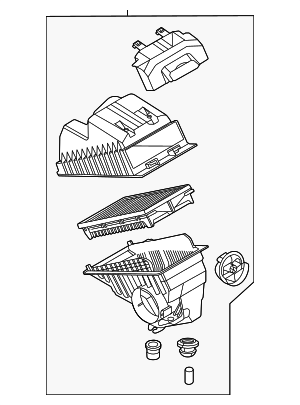 28110L0200 - : Air Filter And Housing Assembly for Kia: K5, Sorento Image
