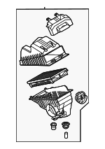 28110L0200 - : Air Filter And Housing Assembly for Kia: K5, Sorento Image