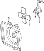 1636115080 - Cooling System: Fan Blade for Toyota: Corolla Image