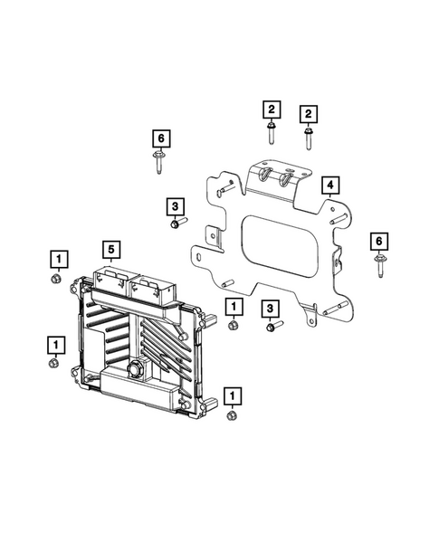 Keys, Modules and Engine Controllers for 2025 Jeep Wrangler #7