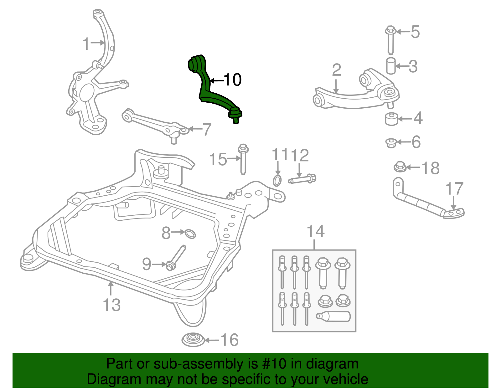 BE5Z-3078-B - Rear Lower Control Arm 2006-2012 Ford | Group