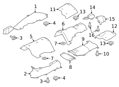 Heat Shields for 2016 Land Rover Range Rover Sport #0