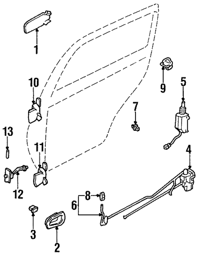 K01972350 - : Lock Actuator for Kia Image