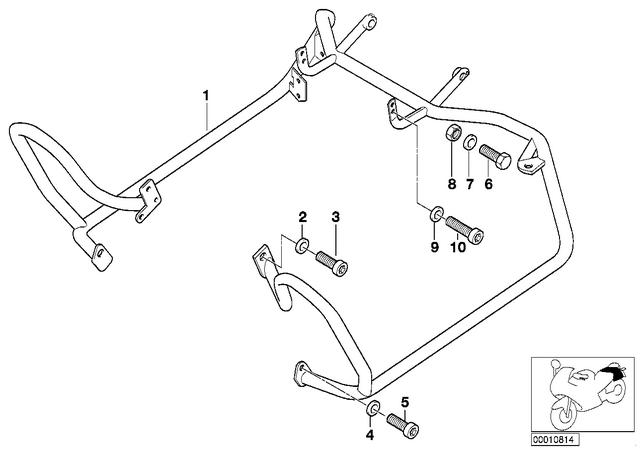 7119904115 - Frame and Mounting Parts: Wave Washer - 8.4X15-zns3 for BMW-Motorrad Image