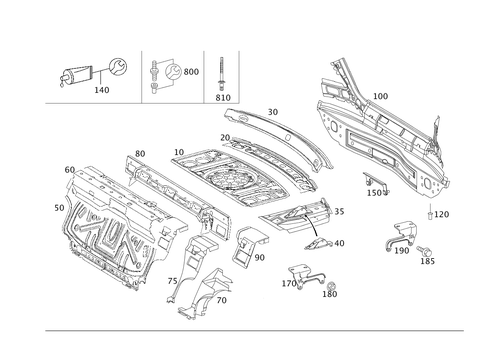 Rear End for 2008 Mercedes-Benz E320 #0