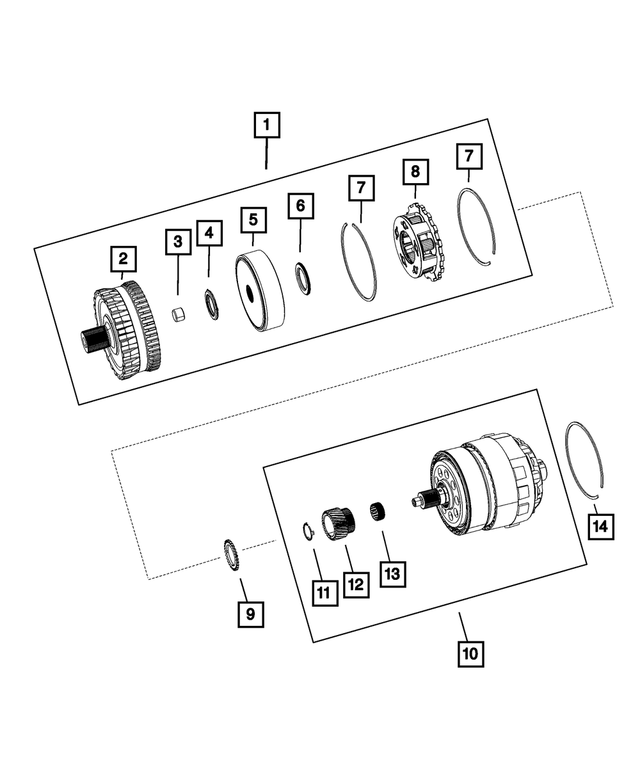 4800598AB - 62TE; 6-Speed; Automatic Transaxle: Selectable Spacer for Mopar Image image