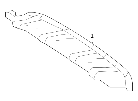 High Mounted Stop Lamp for 2009 Mercedes-Benz ML320 #0