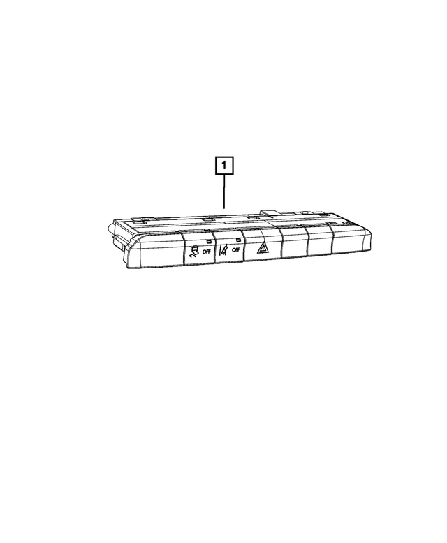 6YA74DX8AF - : Instrument Panel Switch for Mopar Image