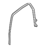 Run Channel L Glass - Driver's Side (LH)