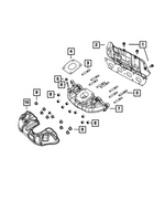 4892963AB - 1.4L Turbo; Engine: Exhaust Manifold Shield for Mopar Image