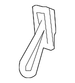 15838553 - Body: Pull Strap for Cadillac: Escalade, Escalade ESV | Chevrolet: Suburban 1500, Suburban 2500, Tahoe | GMC: Yukon, Yukon XL 1500, Yukon XL 2500 Image